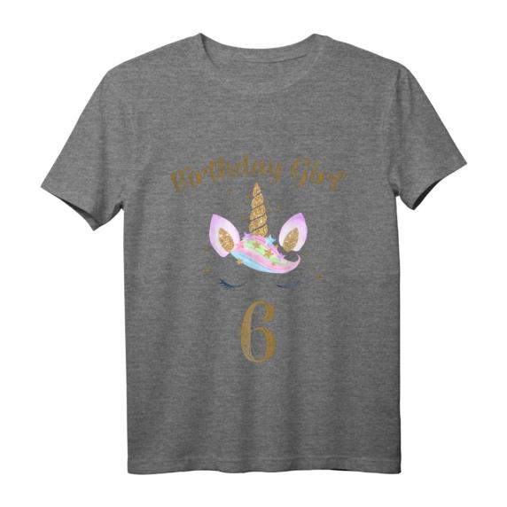 Kinder HapDeer Einhorn T-Shirt – Buntes, langlebiges Geburtstags-Shirt für Kinder mit klassischem Schnitt