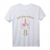 Kinder Ich bin schon 8 Geburtstagsshirt – Einhorn T-Shirt für Mädchen zum 8. Geburtstag
