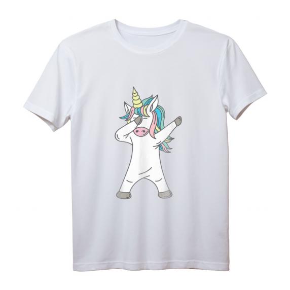 Dabbing Unicorn T-Shirt für Frauen und Mädchen – Süßes Einhorn Geschenkidee zum Geburtstag oder besonderen Anlässen
