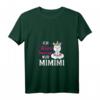 Damen Ich Höre Immer Nur MIMIMI Funshirt mit Statement & Einhorn Motiv – Witziges V-Ausschnitt T-Shirt für Alltag, Sport & Geschenke