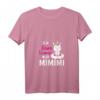 Damen Ich Höre Immer Nur MIMIMI Funshirt mit Statement & Einhorn Motiv – Witziges V-Ausschnitt T-Shirt für Alltag, Sport & Geschenke