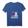 Damen Ich Höre Immer Nur MIMIMI Funshirt mit Statement & Einhorn Motiv – Witziges V-Ausschnitt T-Shirt für Alltag, Sport & Geschenke
