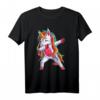 Einhorn Dab Dabbing Unicorn Regenbogen T-Shirt - Trendiges Geschenk für Einhorn Fans zu Weihnachten & Geburtstag