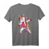 Einhorn Dab Dabbing Unicorn Regenbogen T-Shirt - Trendiges Geschenk für Einhorn Fans zu Weihnachten & Geburtstag