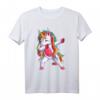 Einhorn Dab Dabbing Unicorn Regenbogen T-Shirt - Trendiges Geschenk für Einhorn Fans zu Weihnachten & Geburtstag