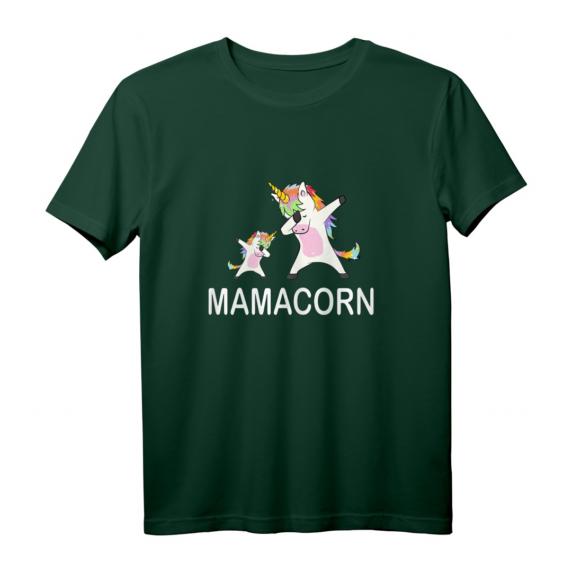 Damen Mamacorn Einhorn Mutter Muttertag Geschenk T-Shirt - Verspieltes Einhorn T-Shirt für Mütter & Einhorn-Liebhaberinnen