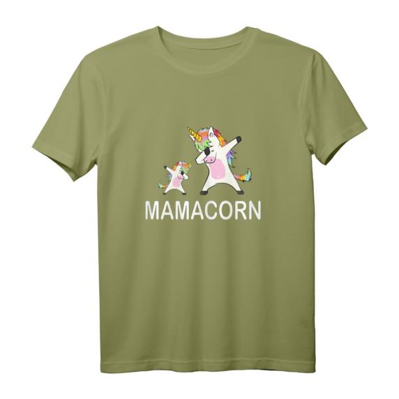 Damen Mamacorn Einhorn Mutter Muttertag Geschenk T-Shirt - Verspieltes Einhorn T-Shirt für Mütter & Einhorn-Liebhaberinnen