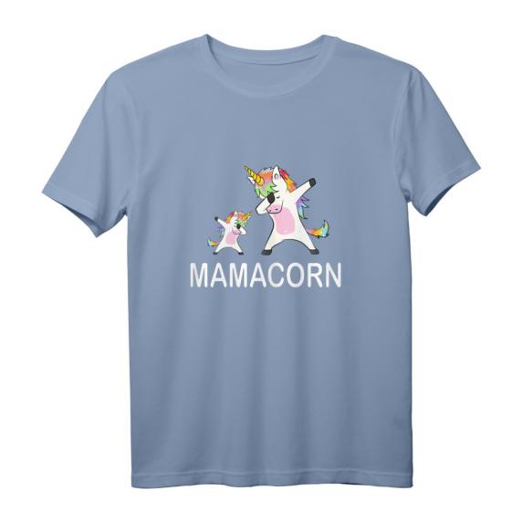 Damen Mamacorn Einhorn Mutter Muttertag Geschenk T-Shirt - Verspieltes Einhorn T-Shirt für Mütter & Einhorn-Liebhaberinnen