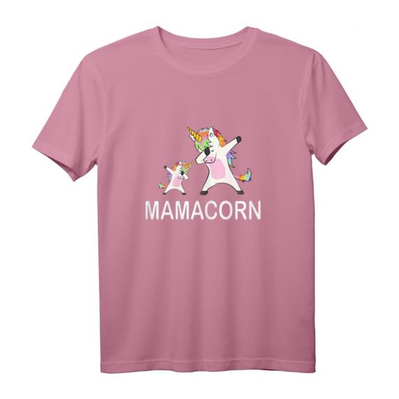 Damen Mamacorn Einhorn Mutter Muttertag Geschenk T-Shirt - Verspieltes Einhorn T-Shirt für Mütter & Einhorn-Liebhaberinnen