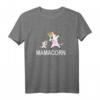 Damen Mamacorn Einhorn Mutter Muttertag Geschenk T-Shirt - Verspieltes Einhorn T-Shirt für Mütter & Einhorn-Liebhaberinnen