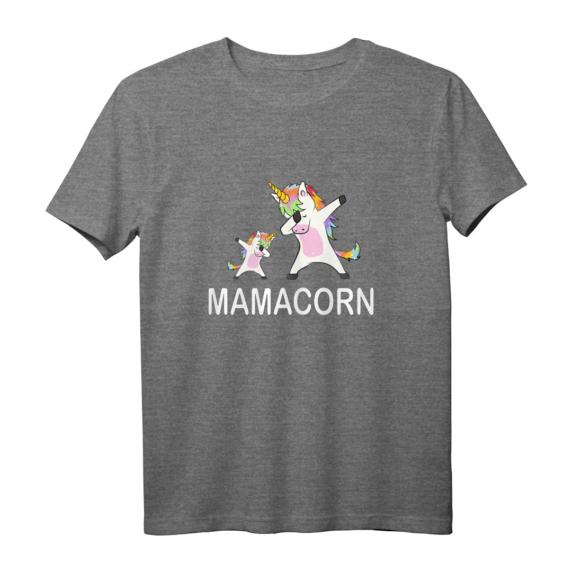 Damen Mamacorn Einhorn Mutter Muttertag Geschenk T-Shirt - Verspieltes Einhorn T-Shirt für Mütter & Einhorn-Liebhaberinnen