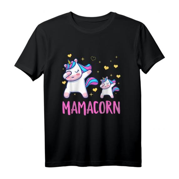 Mamacorn Mami und Baby Lustiges Dabbing Einhorn Mutter Mutti T-Shirt – Perfektes Geschenk für Muttertag, Geburtstag & Weihnachten