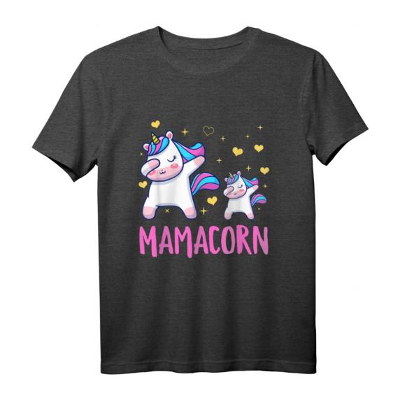 Mamacorn Mami und Baby Lustiges Dabbing Einhorn Mutter Mutti T-Shirt – Perfektes Geschenk für Muttertag, Geburtstag & Weihnachten