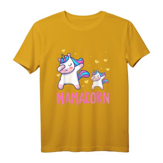 Mamacorn Mami und Baby Lustiges Dabbing Einhorn Mutter Mutti T-Shirt – Perfektes Geschenk für Muttertag, Geburtstag & Weihnachten