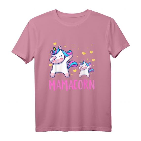 Mamacorn Mami und Baby Lustiges Dabbing Einhorn Mutter Mutti T-Shirt – Perfektes Geschenk für Muttertag, Geburtstag & Weihnachten