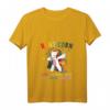 Damen Aunticorn Einhorn T-Shirt - Buntes, lustiges V-Ausschnitt Shirt mit Spruch für Tanten und Einhorn-Fans