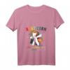 Damen Aunticorn Einhorn T-Shirt - Buntes, lustiges V-Ausschnitt Shirt mit Spruch für Tanten und Einhorn-Fans