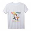 Damen Aunticorn Einhorn T-Shirt - Buntes, lustiges V-Ausschnitt Shirt mit Spruch für Tanten und Einhorn-Fans
