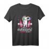 Einhorn Kostüm Es eskaliert eh - Lustiges JGA & Malle Party T-Shirt für Frauen, Damen Outfit für Junggesellinnenabschied & Polterabend