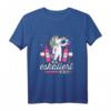 Einhorn Kostüm Es eskaliert eh - Lustiges JGA & Malle Party T-Shirt für Frauen, Damen Outfit für Junggesellinnenabschied & Polterabend