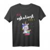 Einhorn Lustiges Party T-Shirt mit Spruch 'es eskaliert eh' – Perfekt für JGA, Mallorca Party & Sauftrupp-Geschenk