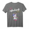 Einhorn Lustiges Party T-Shirt mit Spruch 'es eskaliert eh' – Perfekt für JGA, Mallorca Party & Sauftrupp-Geschenk