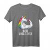 Herren Einhorn Bester Onkel Aller Zeiten T-Shirt – Lustiges Geschenk für Geburtstag, Weihnachten & Valentinstag