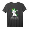 Born Lucky auf ST PATRICK'S DAY - Lustiges Einhorn Tupfen T-Shirt für Irish-, Geburtstags- & Weihnachtsfeiern