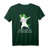 Born Lucky auf ST PATRICK'S DAY - Lustiges Einhorn Tupfen T-Shirt für Irish-, Geburtstags- & Weihnachtsfeiern