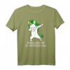 Born Lucky auf ST PATRICK'S DAY - Lustiges Einhorn Tupfen T-Shirt für Irish-, Geburtstags- & Weihnachtsfeiern