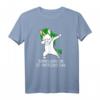Born Lucky auf ST PATRICK'S DAY - Lustiges Einhorn Tupfen T-Shirt für Irish-, Geburtstags- & Weihnachtsfeiern