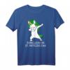 Born Lucky auf ST PATRICK'S DAY - Lustiges Einhorn Tupfen T-Shirt für Irish-, Geburtstags- & Weihnachtsfeiern