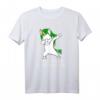 Born Lucky auf ST PATRICK'S DAY - Lustiges Einhorn Tupfen T-Shirt für Irish-, Geburtstags- & Weihnachtsfeiern