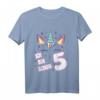 Kinder Einhorn Geburtstag T-Shirt für 5 Jahre Mädchen – Süßes Geburtstagsoutfit für Mädchen mit Einhorn-Design, ideal zum Geburtstag und das ganze Jahr tragbar