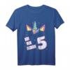 Kinder Einhorn Geburtstag T-Shirt für 5 Jahre Mädchen – Süßes Geburtstagsoutfit für Mädchen mit Einhorn-Design, ideal zum Geburtstag und das ganze Jahr tragbar
