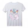Kinder Einhorn Geburtstag T-Shirt für 5 Jahre Mädchen – Süßes Geburtstagsoutfit für Mädchen mit Einhorn-Design, ideal zum Geburtstag und das ganze Jahr tragbar