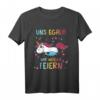 Einhorn JGA Junggesellinnenabschied T-Shirt - Lustiges Party Outfit für Frauen, Polterabend & Feiern mit Spruch & Magischem Einhorn