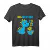 Kinder Big Brother 2021 Dino Dinosaurier T-Shirt – Süßes Geschwister-Shirt für kleine Dino-Fans, ideales Geschenk zur Geburt & Schwangerschaftsverkündung