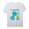 Kinder Big Brother 2021 Dino Dinosaurier T-Shirt – Süßes Geschwister-Shirt für kleine Dino-Fans, ideales Geschenk zur Geburt & Schwangerschaftsverkündung