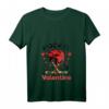 Damen Hockey Is My Valentine Valentinstag Eishockey Liebe T-Shirt mit V-Ausschnitt – Lustiges Geschenk für Fans, Paare und Eishockeyliebhaber