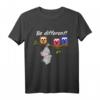 Be Different! Damen & Herren Lustiges Elefanten & Eulen T-Shirt mit Spruch – Für Tierliebhaber & Individualisten