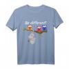 Be Different! Damen & Herren Lustiges Elefanten & Eulen T-Shirt mit Spruch – Für Tierliebhaber & Individualisten