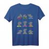 Lustiges Elefanten Yoga T-Shirt mit bunten Yogamatten – Perfekt als Geschenk für Yoga-Liebhaber, Geburtstags- & Weihnachtsgeschenk