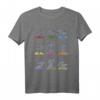 Lustiges Elefanten Yoga T-Shirt mit bunten Yogamatten – Perfekt als Geschenk für Yoga-Liebhaber, Geburtstags- & Weihnachtsgeschenk