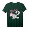 Süßes Elefanten Geburtstagsshirt für 2 Jahre - Lustiges Geschenk für Mädchen und Jungen zum Geburtstag, Kindergarten & Feier