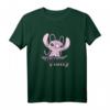 HapDeer Lilo & Stitch Angel Cute & Fluffy Portrait T-Shirt – Offiziell lizenziertes Disney Shirt für Fans & Geburtstagsfeiern