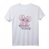 HapDeer Lilo & Stitch Angel Cute & Fluffy Portrait T-Shirt – Offiziell lizenziertes Disney Shirt für Fans & Geburtstagsfeiern