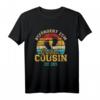 Befördert zum großen Cousin 2023 Vintage Retro T-Shirt – Perfekt für Schwangerschaftsverkündung & Baby-News in der Familie