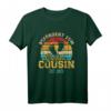 Befördert zum großen Cousin 2023 Vintage Retro T-Shirt – Perfekt für Schwangerschaftsverkündung & Baby-News in der Familie