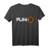 Vintage BTC Bitcoin Cryptocurrency Plan B T-Shirt - Unisex Digital Currency Grafikshirt für Krypto-Enthusiasten und Investoren